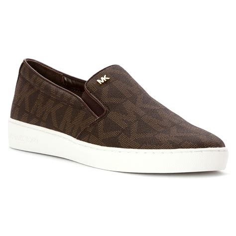 michael kors keaton sneaker logo|Michael Kors keaton slip on.